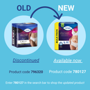 TENA Pants Women - Discreet Blanc Normal Low Waist, PACKET