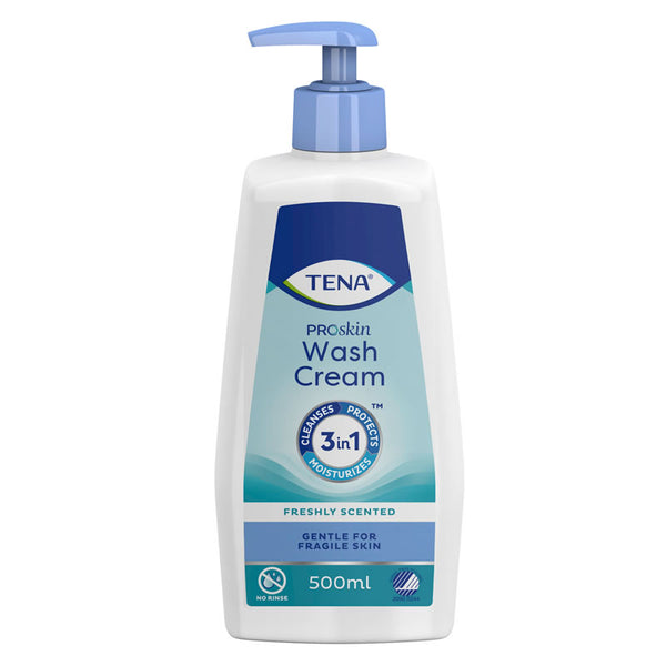 TENA PROskin Wash Cream 500mL Pump Bottle | EACH