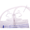 MDevices Urine Bag 2000mL Non-Return Valve with Hanger 120cm Tubing (No Outlet) | Carton of 50