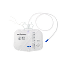 MDevices Urine Bag 4000mL T-Tap NRV Integrated Hanger & Rope 150cm Tubing | Carton of 40