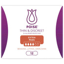 Poise Thin and Discreet Pad Extra | 12 per packet