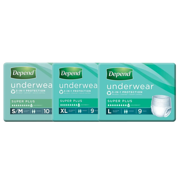 Depend Underwear SUPER PLUS | Packet
