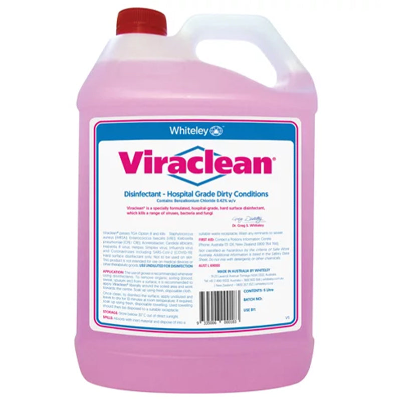 Viraclean Hospital Grade Disinfectant 5 Litre Bottle