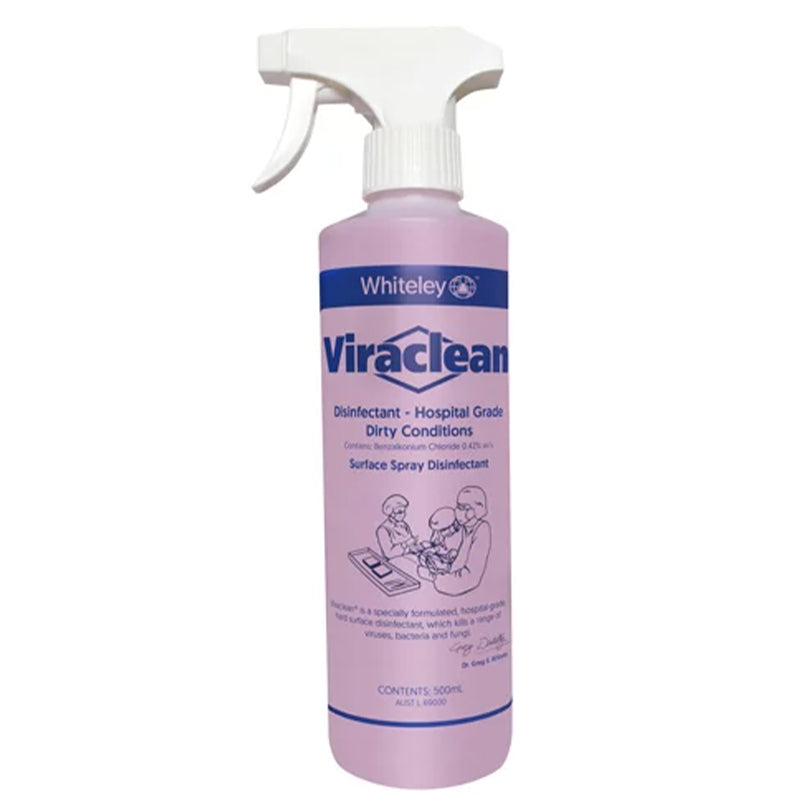 Viraclean Hospital Grade Disinfectant 500mL Spray Bottle