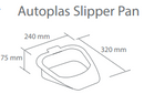 Autoplas Slipper Pan (320x240mm) in Pastel Green | Each