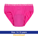 Girl's BONDS Hipster with incontinence pad (Single)