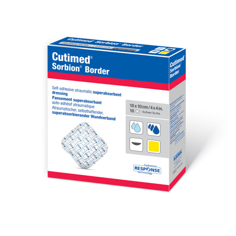 Cutimed Sorbion Border Sterile Dressing | Pack of 10