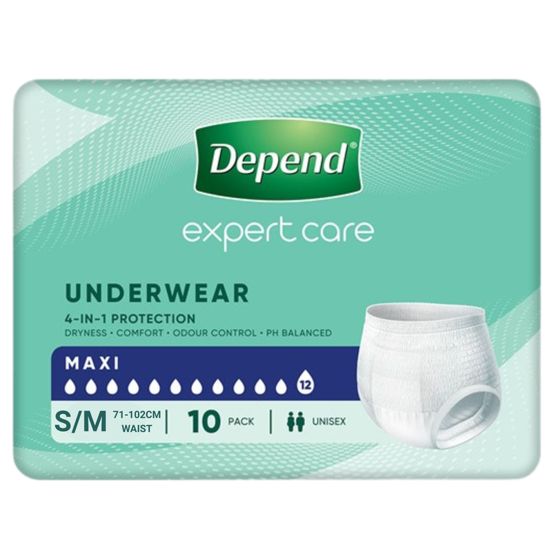 Depend Underwear Maxi | Pack of 10