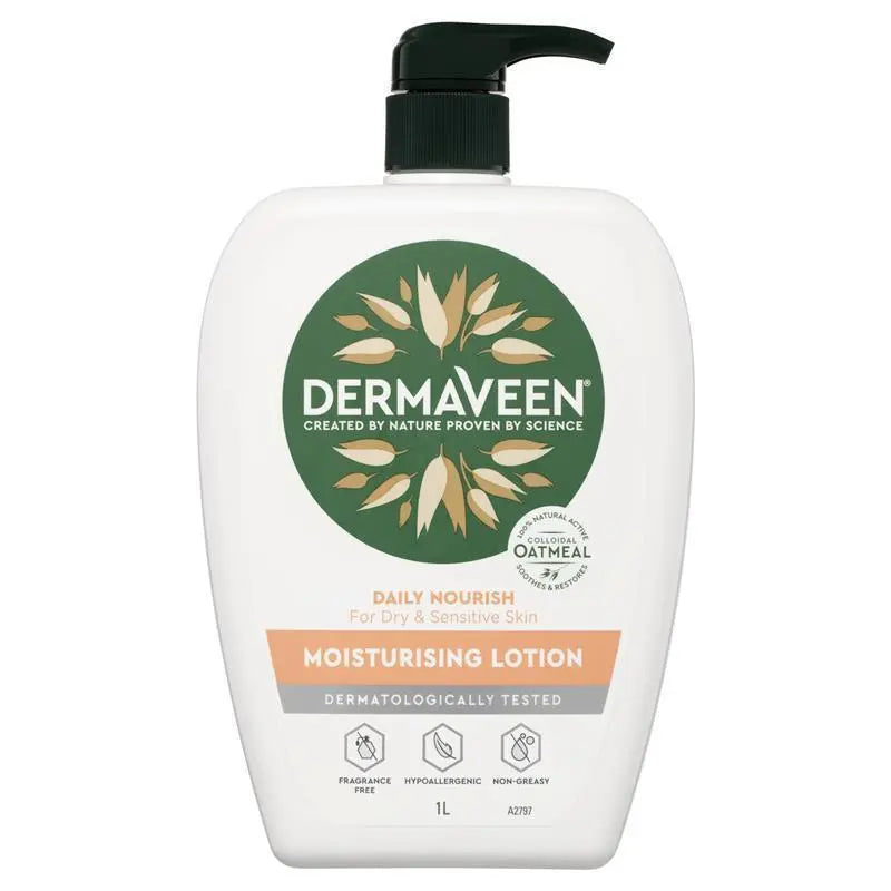 DermaVeen Daily Nourish Moisturising Lotion 1L | Each