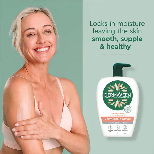 DermaVeen Daily Nourish Moisturising Lotion 1L | Each