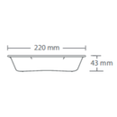 Douglas Bean 220mm Kidney Dish | Each
