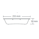 Douglas Bean 255mm Kidney Dish | Each