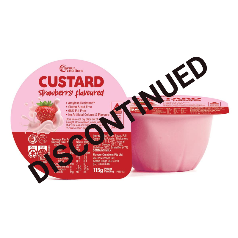 Flavour Creations Custard 115g Cups | Carton of 12