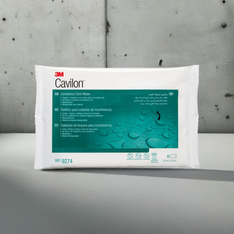 3M Cavilon Continence Care Wipes | Pack of 8 wipes