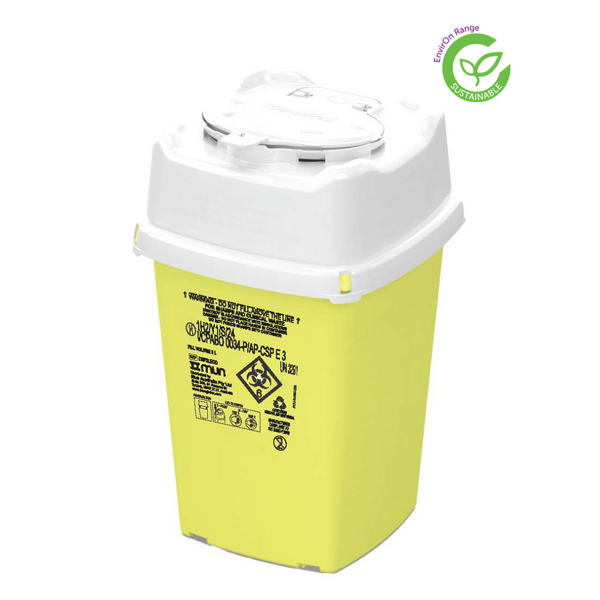 GuardOn 1.4L Square Sharps Disposal Container | Each