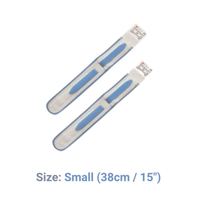 Hollister Deluxe Leg Straps – latex-free fabric straps for urine leg bags, 3 cm wide, pair of two, urology catheter accessory.