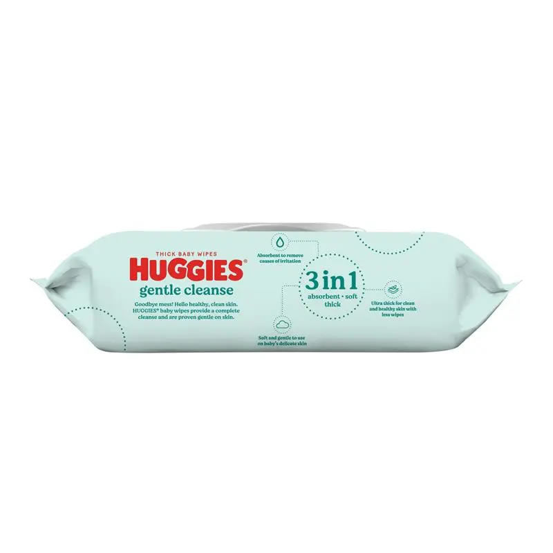Huggies Baby Wipes Unscented Refill (80 wipes)