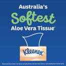 Kleenex Facial Tissues Aloe Vera & Vitamin E 3 Ply, 60 tissues per pack | Carton of 12 packets