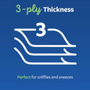 Kleenex Facial Tissues Aloe Vera & Vitamin E 3 Ply, 60 tissues per pack | Carton of 12 packets