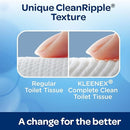 Kleenex Toilet Tissue Paper 180 sheets per roll (10 x 10cm) | Carton of 45 rolls