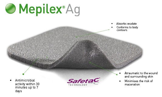 Mepilex Ag Dressing | Pack