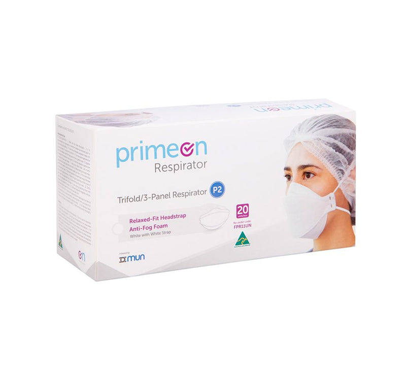PrimeOn Trifold 3-Panel N95/P2 Respirator – Comfort Fit