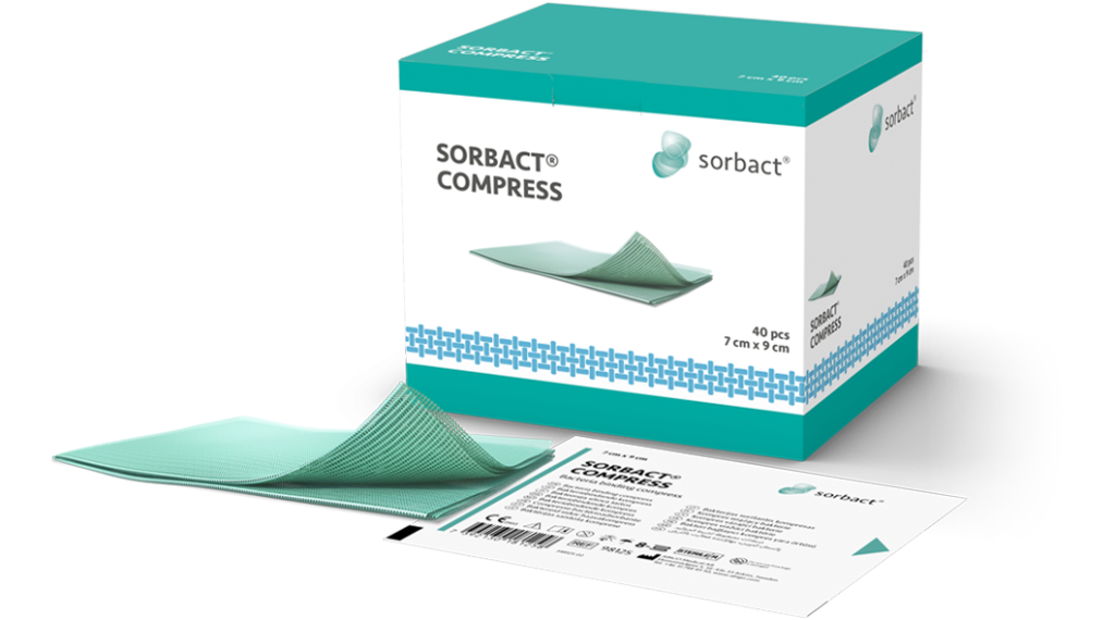 Cutimed Sorbact Compress Pack of 40