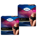 TENA Women’s Discreet Noir Normal Low Waist | Packet