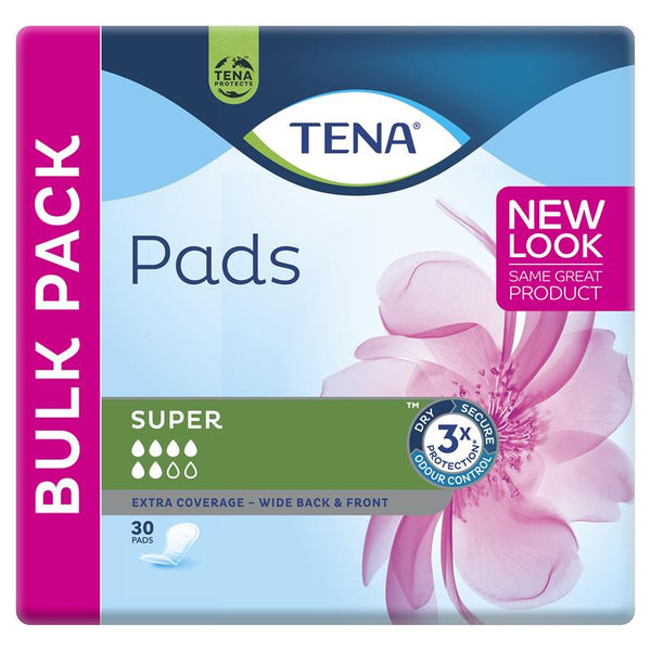 TENA Pads Super | Pack of 30