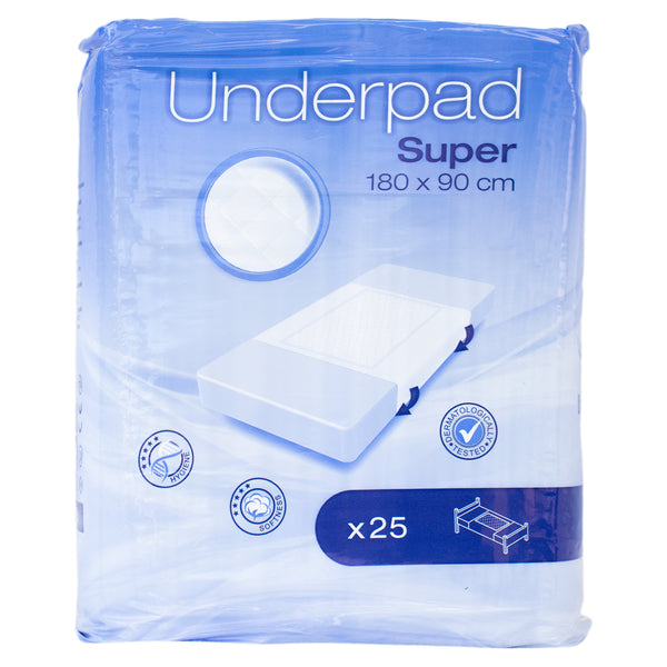 AMD Underpad Super 180x90 with Tucks | Pack of 25