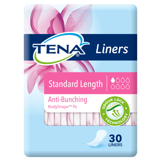 TENA Liners Standard Length | Pack of 30