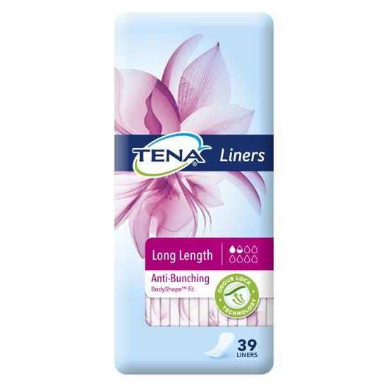 TENA Liners Long Length | Pack of 39