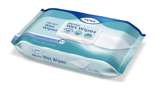 TENA Premium Wet Wipes, Pack of 50