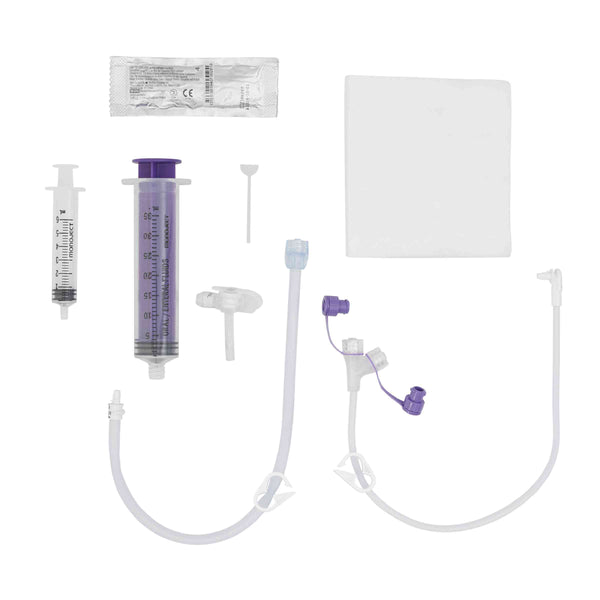 MIC-KEY Gastrostomy Feeding Tube, Extension Sets with ENFit Connectors - 18 F