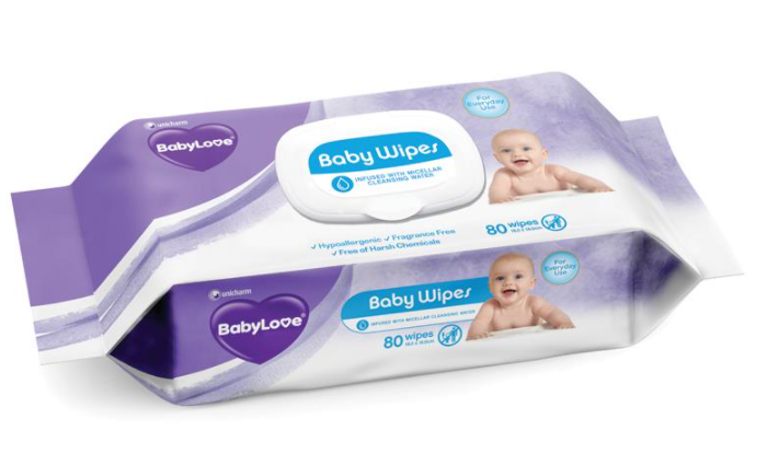 BabyLove Everyday Wet Wipes (80 pack)