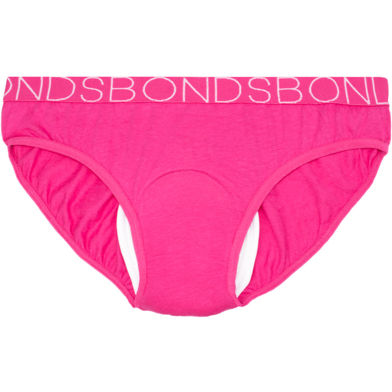 4 Pack Bonds Girls Kids Bikini Plain Pink Comfort Cotton Briefs Undies  Underwear 