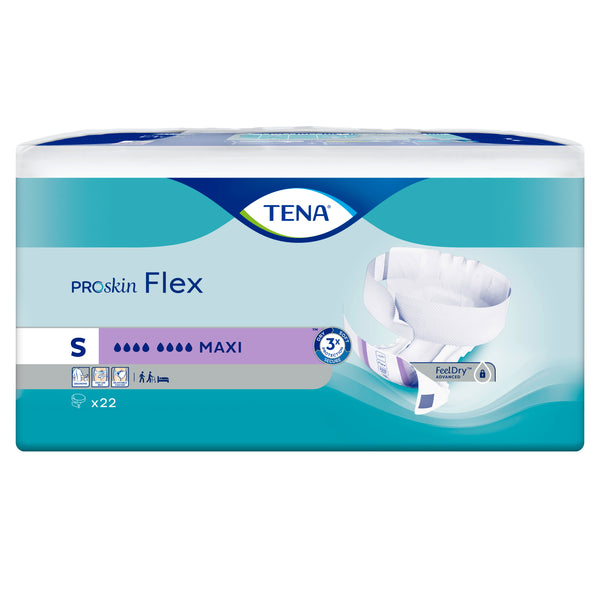 TENA Flex PROskin Maxi in Small (W61-87cm) Pack of 22