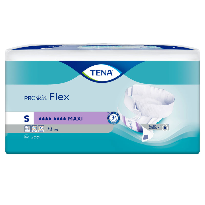 TENA Flex PROskin Maxi in Small (W61-87cm) | Pack of 22
