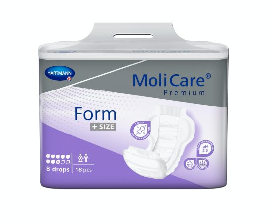 MoliCare Premium Form +SIZE Pads | Pack of 18
