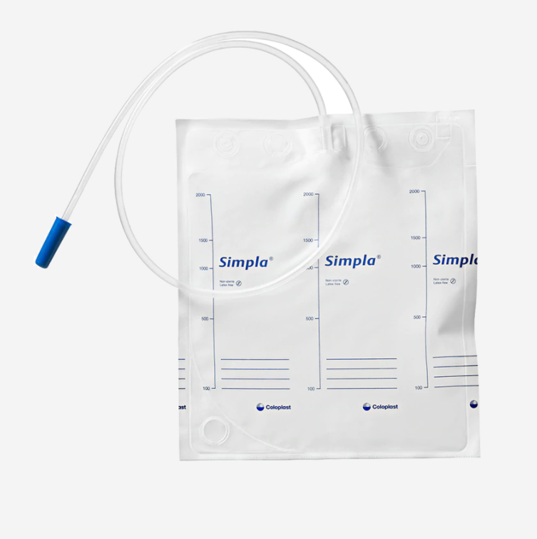 Simpla® S2 Bedside Drainage Bag (No Tap)  | Carton of 250