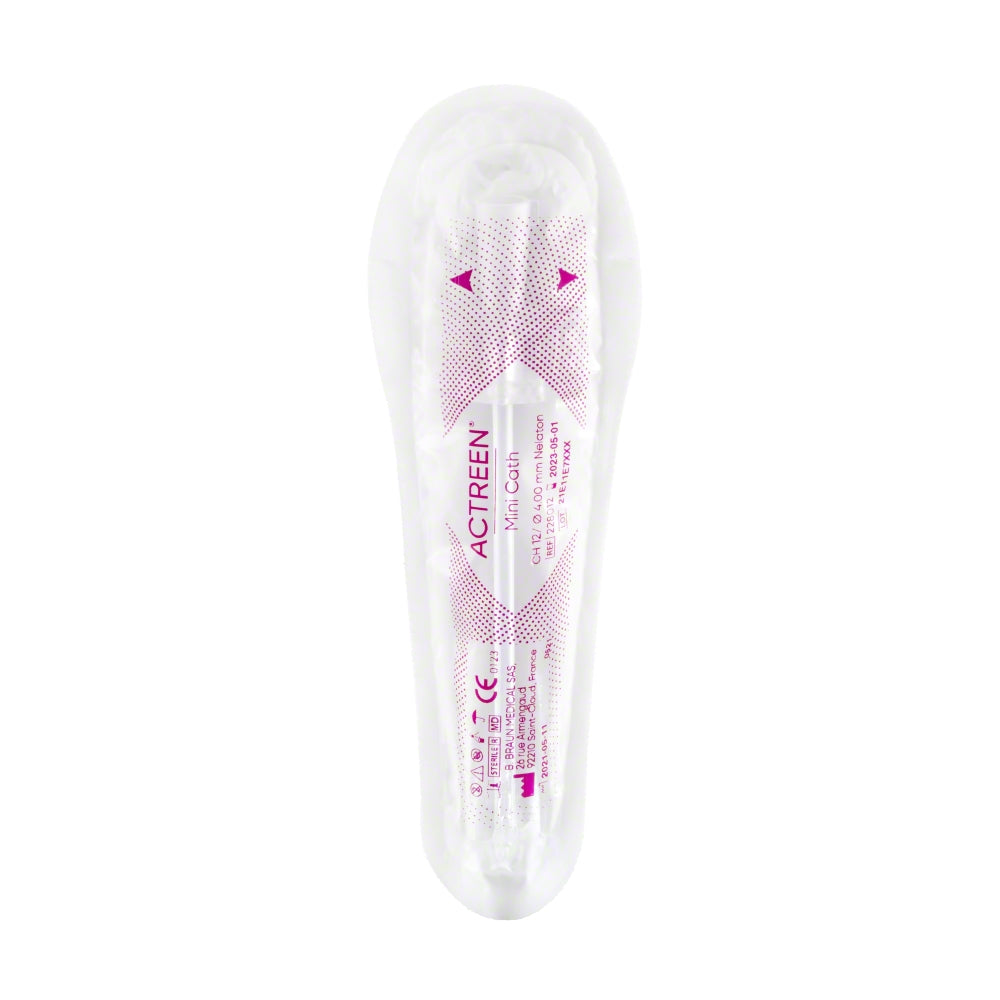 Mini Cath Set Actreen Mini Catheter Female Nelaton, 9cm Length | Carton of 30