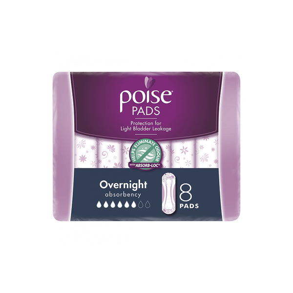Poise Ultimate Absorbency Day/Night Incontinence Pads Long Length