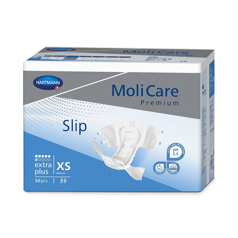 MoliCare Premium Slip Extra Plus 6D in X-SMALL | Pack of 30