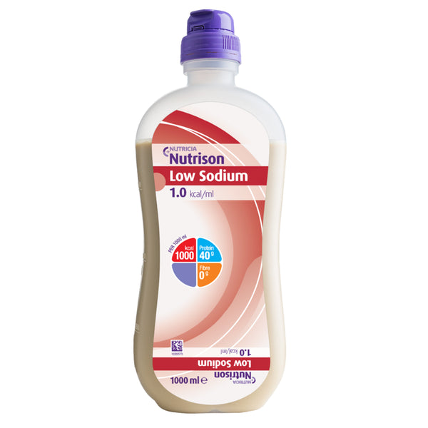 Nutrison Low Sodium 1000ml OpTri bottle | Carton of 8