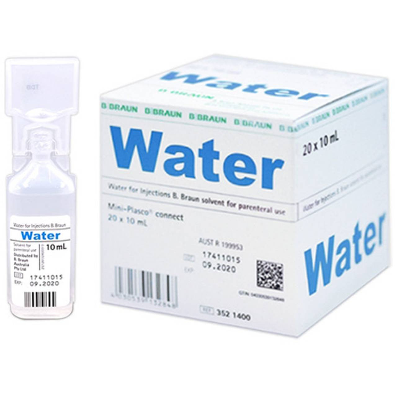 B Braun Water For Injection 10mL | Pack of 20